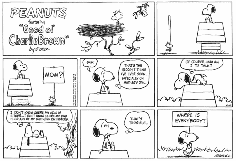 10 самых мрачных комиксов Peanuts всех времен